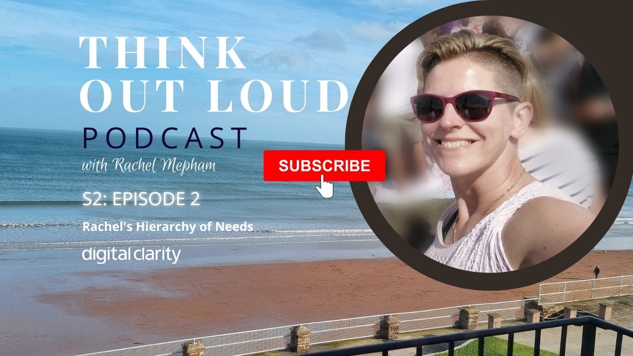 Rachels hierarchy of needs - Think out loud podcast